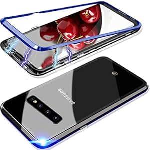 ELEWELT Magnetic Adsorption Case Samsung Galaxy S10 Plus (Samsung Galaxy S10)(blue&black)