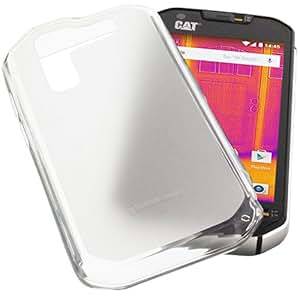 Protective case for CAT S60 rubber TPU mobile phone cover transparent white