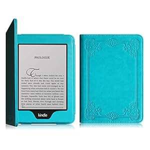 Fintie Folio Case for Kindle Paperwhite - The Book Style PU Leather Cover with Auto Sleep/Wake Feature for All-New Amazon Kindle Paperwhite (Fits All 2012, 2013, 2015 and 2016 Versions), Vintage Winter Ice