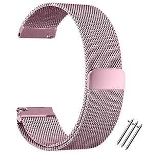 Milanese Watch Band MaKer Stainless Steel Milanese Magnetic Loop Strap for SAMSUNG HuaWei ASUS MOTO