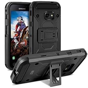 BEZ Samsung Galaxy Xcover 4 Case Heavy Duty Shockproof Cover Black Samsung Galaxy Xcover 4 Kicks
