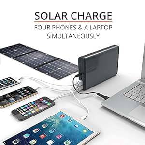 PowerOak K2 solar charged powerbank / Built in MPPT / Charge by max 76W solar power / PowerOak K2 notebook & laptop powerbank / 50000mAh / 185WH / 6 Port 5V, 12V, 20V / Premium quality / 2 Years Warranty / External battery laptop /