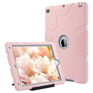 iPad Air 2 Case ULAK iPad Air 2 3in1 Hybrid Heavy Duty Shockproof Kickstand Cover Case For Apple i