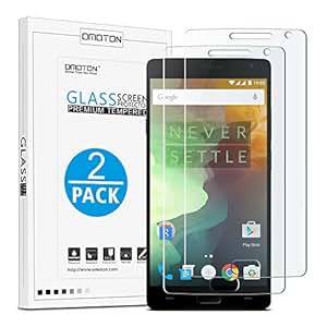2 Pack OnePlus 2 Screen Protector OMOTON Tempered Glass Screen Protector for OnePlus 2 2015 Released