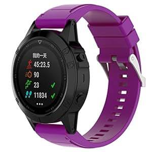 Replacement Band Strap For Garmin Fenix 5S, Magiyard Silicone Replacement Silica gel Quick Install Band Strap For Garmin Fenix 5S GPS Watch