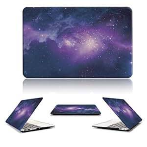 tinxiMacbook Air 13 3 Case Two-piece matte rubberized Hard Case for Apple (Macbook Air 13.3)(stars)