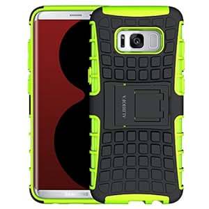 Samsung S8 Phone Case ALDHOFA Shockproof Protective Phone Cover With Stand for Samsung S8 Green