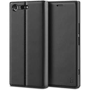 Xperia XZ Premium Case BEZ Protective PU Leather Wallet Flip Cover for Sony Xperia XZ Premium wi