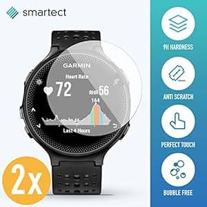 2x Glass Screen Protector for Garmin Forerunner 235 by smartect 0.3mm Ultra-Thin Shield Protector Pr