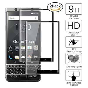 Guran 2-Pack Tempered Glass Screen Protector Film Blackberry KEYone Smar (Blackberry KEYone)