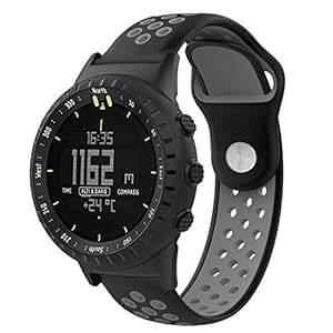LOKEKE Suunto Core Accessory SS014993000 Smart Watch Replacement BReplacement Silicone BStra