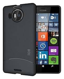 TUDIA Ultra Slim Full-Matte ARCH TPU Bumper Protective Case for Microsoft Lumia 950 XL (Black)