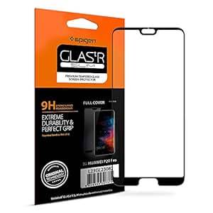 Spigen, Huawei P20 Pro Screen Protector, HD Full Coverage, Edge to Edge Protection, Case-Friendly, Huawei P20 Pro Tempered Glass, Huawei P20 Pro Glass Screen Protector, Huawei P20 Pro (L23GL23082)