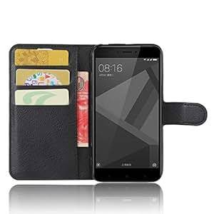 SMTR Xiaomi Redmi 4x 5 Premium Leather Wallet case Cover Leather Wallet Flip Cover with magnetic