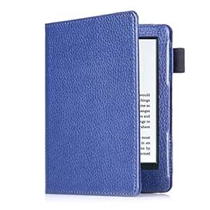 Switchali Smart Ultra Slim Magnetic Case Cover For 2016 Model Kindle 8th Generatio (DarkBlue)