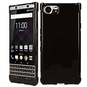 TECHGEAR BlackBerry KEYone Slim Protective Gel TPU Case Cover with Bumper Corners (BLACK)