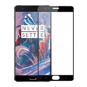 TOOGOO(R) Full Cover Tempered Glass Screen Protector for Oneplus 3 3T Three