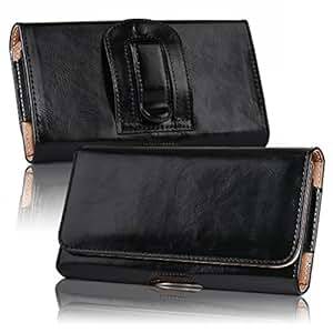 iNNEXT iPhone 7 Plus Belt Clip Pouch Holster,Horizontal Leather Carrying Case with Magentic Closures for Samsung Galaxy S8 Plus/ Apple iPhone 6 plus / 7plus-5.5