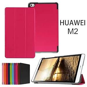 Huawei MediaPad M2 8.0 CaseXinda Ultra Slim Tri-Fold Leather Case Stand Cover with Auto Wake/Sle