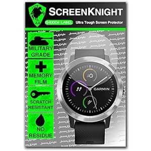 ScreenKnight Garmin Vivo Active 3 Screen Protector Military Shield