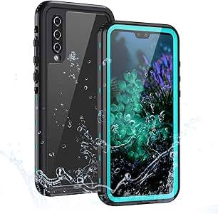Lanhiem Huawei P20 Pro Waterproof Full Body Case IP68 Certified Waterproof Shockproo (P20 Pro)(Blue)