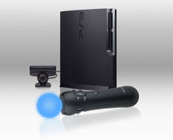 PlayStation Eye camera peripheral with a PS3 and the PlayStation Move controller PlayStation Eye camera peripheral with a PS3 and the PlayStation Move controller