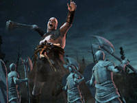 A giant on a rampage in Harry Potter and the Deathly Hallows - Part 2 A giant on a rampage in Harry Potter and the Deathly Hallows - Part 2