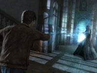Harry caught up in a duel in Harry Potter and the Deathly Hallows - Part 2 Harry caught up in a duel in Harry Potter and the Deathly Hallows - Part 2