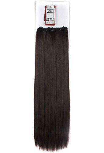 7Pcs 16 Clips 23-24 inch Thick Curly Straight Full Head Clip in on Double Weft Hair Extensions