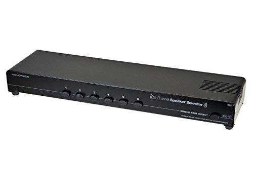 Monoprice 108229 6-Channel Speaker Selector - Retail Packaging