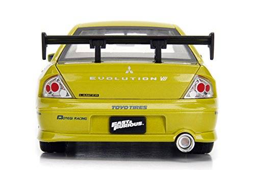 Jada Toys Fast & Furious Brian's Mitsubishi Lancer Evolution VII Metals Die-Cast Collectible Toy Mo