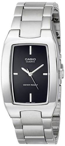 Casio Men's MTP1165A-1C Silver-Tone Analog Bracelet Watch