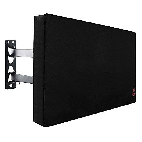 Outdoor TV Cover 40'' - 43'' with Scratch Resistant Liner, Bottom Seal, Weatherproof Universal