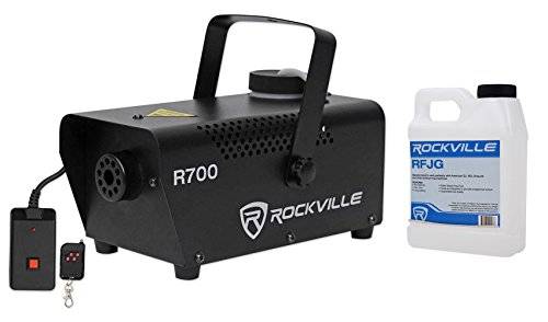 Rockville R700 Fog/Smoke Machine w/ Remote Quick Heatup, Thick Fog!