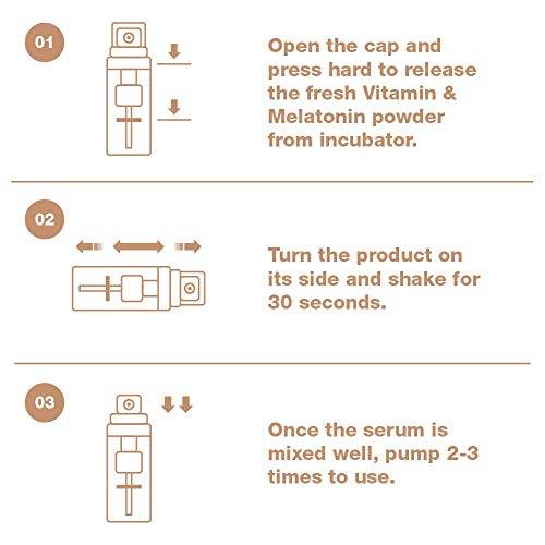 3ACT Vitamin C Serum - Anti-Aging, Skin Brightening & Antioxidant Formula with Hyaluroni..