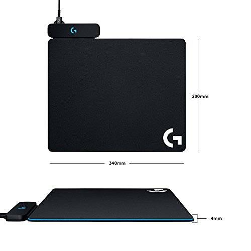 Logitech G Powerplay Wireless Charging System for G703, G903 Lightspeed Wireless Gaming Mice,..
