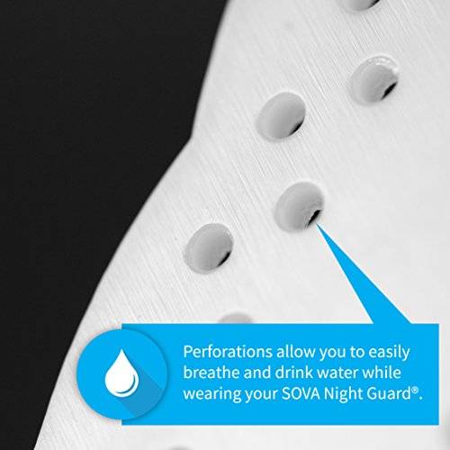 SOVA Aero Night Guard Custom-Fit Night-Time Dental Mouth Guard with Case