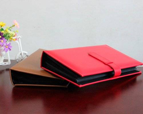 300 Pockets Retro PU Leather Cover 5-inch Photo Album for Fujifilm Instax Wide 210/ Instant Wide 20