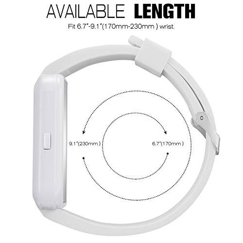 Bluetooth Smart Watch - Upgraded Touch Screen Bluetooth Smart Wrist Watch Smartwatch Phone