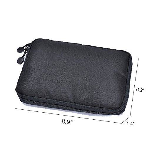 Electronics Organizer, Waterproof Travel Business Trip Storage Bag for Cables, iPad(up To 9.7"), Me