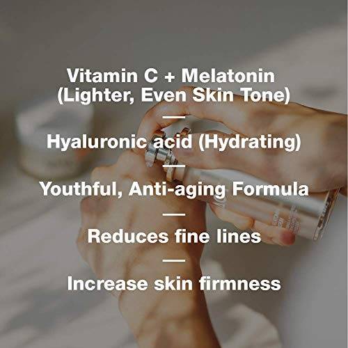 3ACT Vitamin C Serum - Anti-Aging, Skin Brightening & Antioxidant Formula with Hyaluroni..