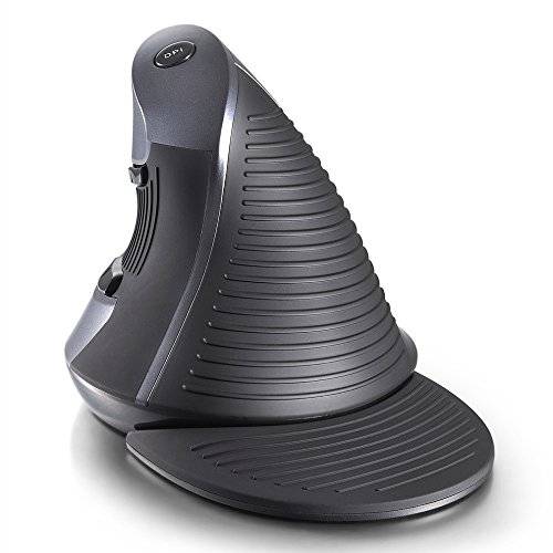 Delux Ergonomic Mouse, Wireless Vertical Mouse, 2.4G Optical Ergonomic Vertical Mouse 600/100..
