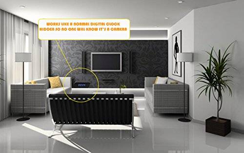 Wireless Wifi HD 1080P Hidden Camera Nanny Cam Hidden Camera Clock Motion Detection Camera Mini Spy