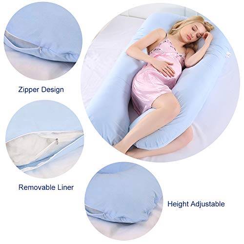 Pregnancy Pillow - Full Body Pillow for Pregnancy and Nursing Women - U Shaped Maternity..