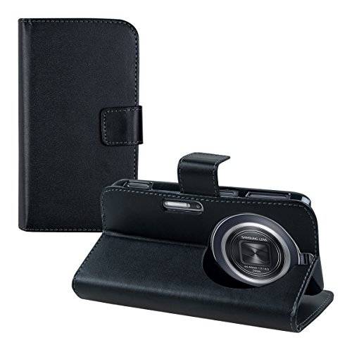 kwmobile Wallet Case for Samsung Galaxy K Zoom - Protective PU Leather Flip Cover with Magnetic Clo