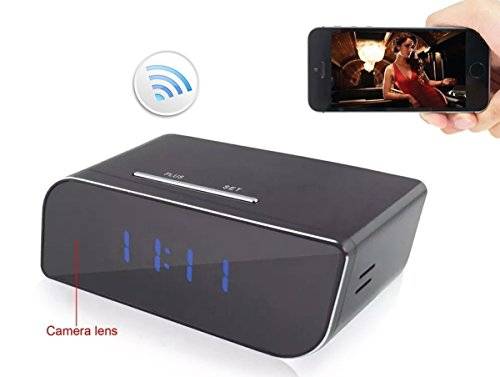 Wireless Wifi HD 1080P Hidden Camera Nanny Cam Hidden Camera Clock Motion Detection Camera Mini Spy