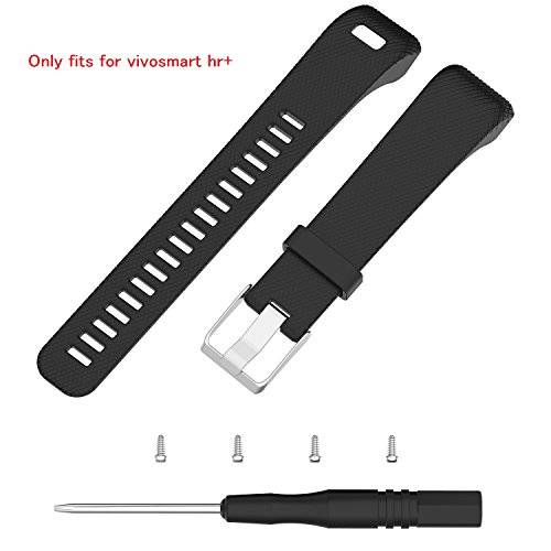 Vivosmart HR+ Bands,TenCloud Replacement Striped Sport Straps with Tool Kits for Garmin v¿¿vosmart