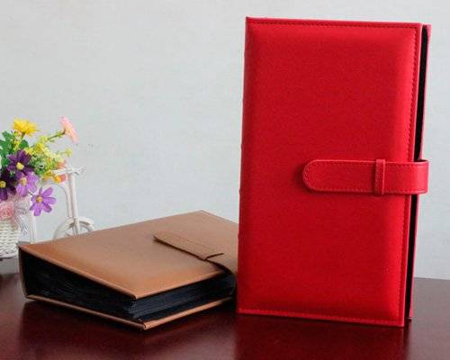 300 Pockets Retro PU Leather Cover 5-inch Photo Album for Fujifilm Instax Wide 210/ Instant Wide 20