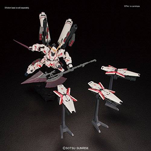 Bandai Hobby HGUC Full Armor Destroy Mode/Red Version "Gundam Unicorn" Model Kit (1/144 Scale)