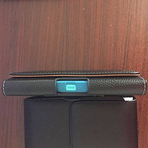 Kingsource Quliaty Leather Pouch Holster Case with Metal Belt Clip Compatible For iPhone 8 iPhone 7